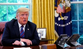 Tổng thống Donald Trump. Ảnh: Reuters