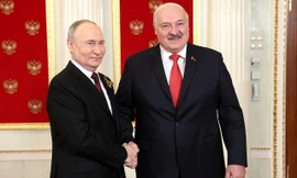 Tổng thống Nga Putin thăm đồng minh Belarus