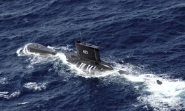 Tàu ngầm KRI Nanggala 402. Ảnh: AP