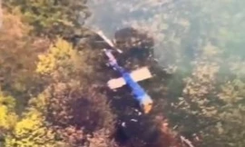 Video đầu tiên từ hiện trường vụ trực thăng chở Tổng thống Iran gặp nạn