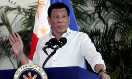 Tổng thống Rodrigo Duterte. Ảnh: Reuters