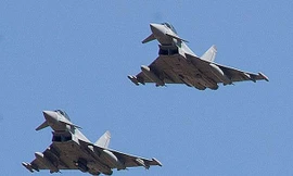 Máy bay chiến đấu Typhoon. Ảnh: Daily Mail