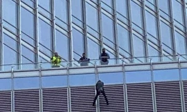 Hiện trường vụ việc. Ảnh: Twitter