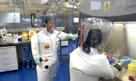 Phòng thí nghiệm Viện Virus học Vũ Hán. Ảnh: AP