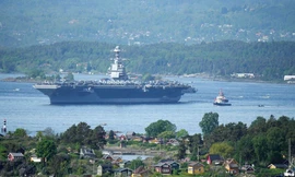 Tàu sân bay lớn nhất thế giới đến Na Uy, phô trương sức mạnh của NATO