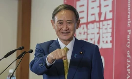 Ông Yoshihide Suga. Ảnh: AP