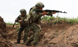 Nga dội tên lửa xuống thao trường ở Ukraine