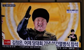 Chủ tịch Kim Jong-un. Ảnh: AP