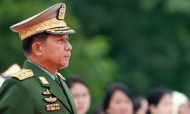 Tướng Min Aung Hlaing. Ảnh: EPA