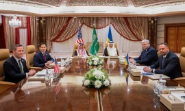Phái đoàn Mỹ - Ukraine đàm phán tại Ả-rập Xê-út, châu Âu hồi hộp theo dõi