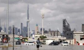 Thành phố sa mạc Dubai ‘đóng băng’ suốt cả tuần vì mưa lớn chưa từng thấy