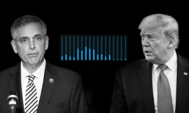 Ông Trump (phải) và ông Brad Raffensperger (trái). Ảnh: Standard