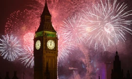 Đồng hồ Big Ben đổ chuông đón Giao thừa sau 4 năm sửa chữa