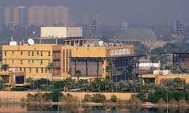 Đại sứ quán Mỹ ở Baghdad. Ảnh: Reuters
