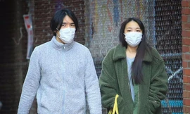 Vợ chồng Mako và Kei Komuro ở New York (Mỹ). Ảnh: Daily Mail