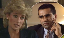 Công nương Diana và nhà báo Martin Bashir trong cuộc phỏng vấn năm 1995. 