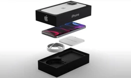 Hộp iPhone 12 chỉ bao gồm điện thoại và cáp sạc, không bao gồm cục sạc và tai nghe. 