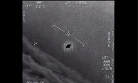 Hình ảnh một vật thể bay không xác định được 