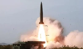 Quân đội Hàn Quốc thu được mảnh vỡ nghi của tên lửa Triều Tiên