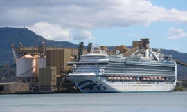 Tàu Ruby Princess. Ảnh: Tân Hoa Xã