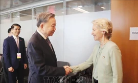 Tổng Bí thư, Chủ tịch nước Tô Lâm gặp Chủ tịch EC và Tổng thống Ukraine