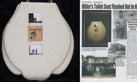 Chiếc nắp bồn cầu của lãnh đạo Đức Quốc xã. Ảnh: RT