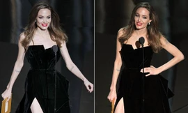 Fan tranh cãi về màn khoe chân của Jolie tại Oscar