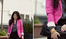 Mix đồ cùng vest và short ngắn