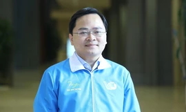 Anh Nguyễn Anh Tuấn - Ủy viên T.Ư Đảng, Bí thư Thứ nhất T.Ư Đoàn, Chủ tịch T.Ư Hội LHTN Việt Nam. Ảnh: Ngọc Thắng