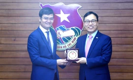 Bí thư thứ nhất T.Ư Đoàn Bùi Quang Huy tiếp Đại sứ đặc mệnh toàn quyền Hàn Quốc tại Việt Nam