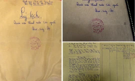 Đặc biệt bản lý lịch đoàn viên viết trên giấy dó