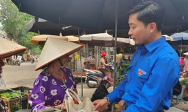 Tuổi trẻ Thái Nguyên triển khai 'Chợ dân sinh không dùng túi nilon' hưởng ứng Chiến dịch tình nguyện Hè 2024