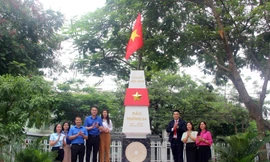 Tỉnh Đoàn Vĩnh Phúc khánh thành công trình 'Cột mốc Trường Sa' chào mừng Đại hội 