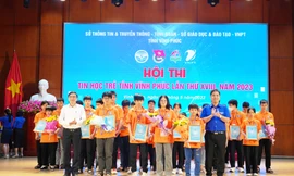 Hơn 100 thí sinh tranh tài thi Tin học trẻ tỉnh Vĩnh Phúc năm 2023