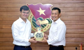 Bí thư thứ nhất T.Ư Đoàn Bùi Quang Huy tiếp đoàn đại biểu Hội đồng Thanh niên Quốc gia Singapore