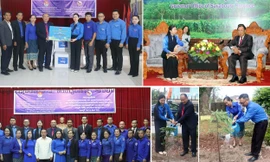 Tỉnh Đoàn Sơn La giao lưu thanh niên, tình nguyện quốc tế tại Lào