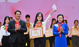 Đại hội Cháu ngoan Bác Hồ TP Hà Nội, Hòa Bình tuyên dương gương tiêu biểu xuất sắc