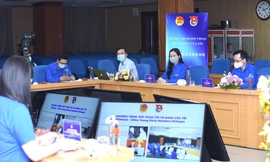 Tham gia đối thoại, có 10 đại biểu chính thức của mỗi nước, gồm các đảng viên trẻ, chuyên gia trẻ là thanh niên ưu tú trong các lĩnh vực. Ảnh: Xuân Tùng.