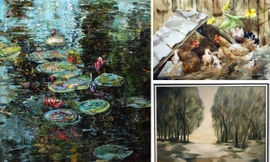 Du học sinh Mỹ đấu giá tranh trực tuyến thu hàng chục triệu đồng ủng hộ miền Trung lũ lụt