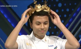 Nam sinh Thái Bình giành vòng nguyệt quế Đường lên đỉnh Olympia 