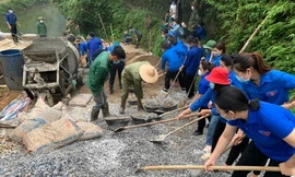 Tuổi trẻ cả nước ra quân làm đường, xây cầu thắp sáng những miền quê
