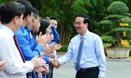 Chủ tịch nước Võ Văn Thưởng gặp mặt 75 thanh niên tiên tiến làm theo lời Bác 