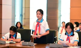 Đại biểu 'Quốc hội trẻ em' hiến kế tránh bị lôi kéo, rủ rê hút thuốc lá, chất kích thích