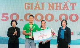 'Mát xa hoa dừa lấy mật' về nhất cuộc thi khởi nghiệp