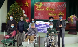 Nghĩa cử tri ân thương binh nặng ở Ninh Bình, Thái Bình