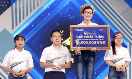 Võ Văn Hữu giành tấm vé cuộc thi tháng 2 quý II Đường lên đỉnh Olympia. Ảnh: FBCT
