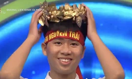 Nam sinh trường chuyên Hải Dương 'lội ngược dòng' giành vòng nguyệt quế Đường lên đỉnh Olympia 
