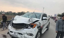 Chiếc xe gây tai nạn liên hoàn