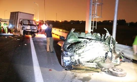 Tai nạn thảm khốc ở cao tốc Quảng Ninh - Hải Phòng, nhiều người chết