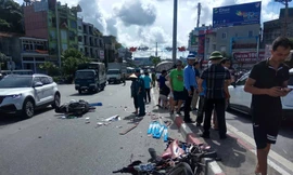 Hãi hùng hiện trường vụ xe khách đâm liên hoàn làm chết người ở cầu Bãi Cháy